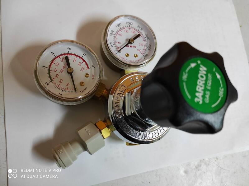  Co2 Regulator 二氧化碳調節閥,加快接, 3分管 減壓閥,壓力調節器 氣錶 啤酒王 自釀啤酒原料器材設備