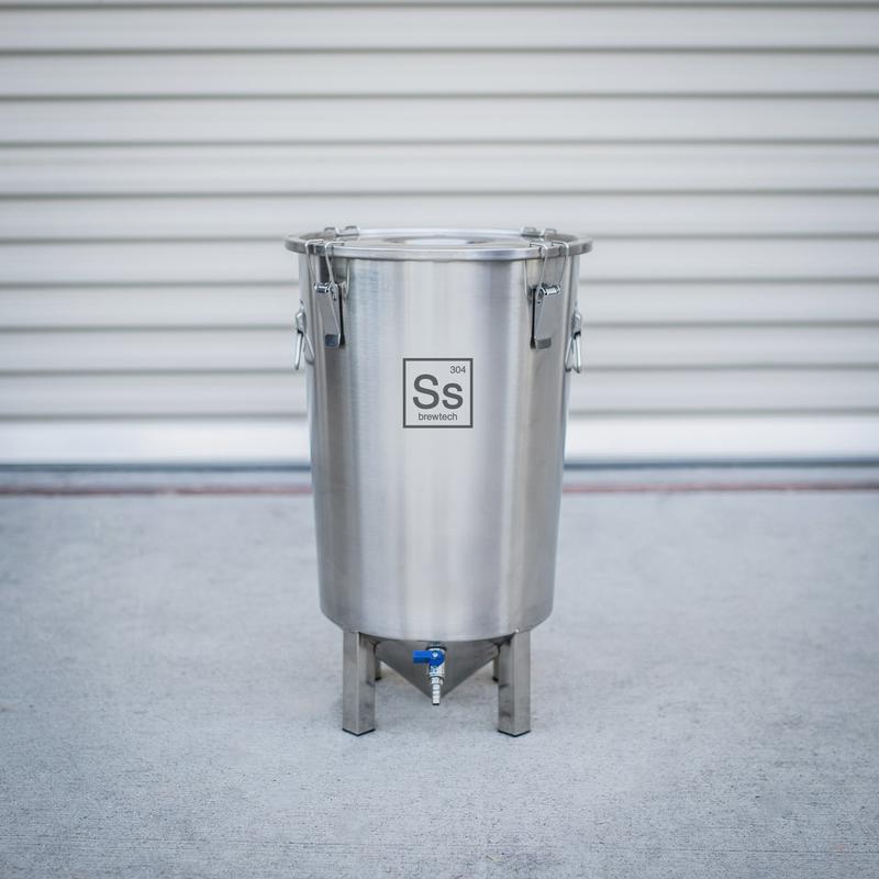 Ss釀酒科技台灣總代理啤酒王 304不鏽鋼發酵桶入門款BREW BUCKET-7加侖