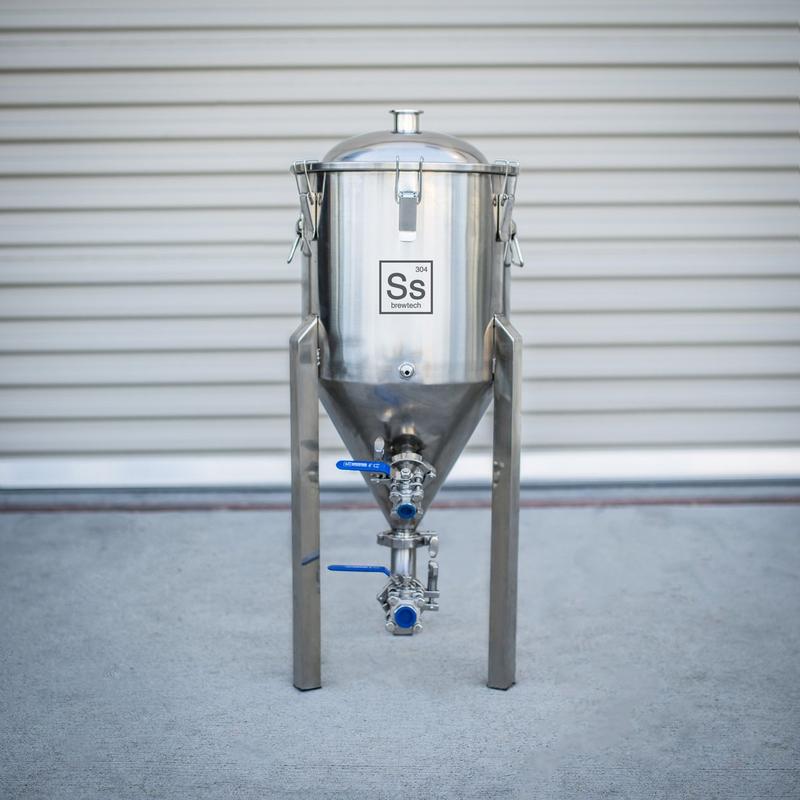 Ss釀酒科技台灣總代理啤酒王 304不鏽鋼發酵桶基本款Chronical- 7加侖