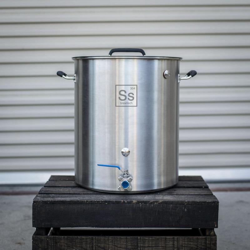 Ss釀酒科技台灣總代理啤酒王 304不鏽鋼糖化桶基本款 Brew Kettle 15加侖