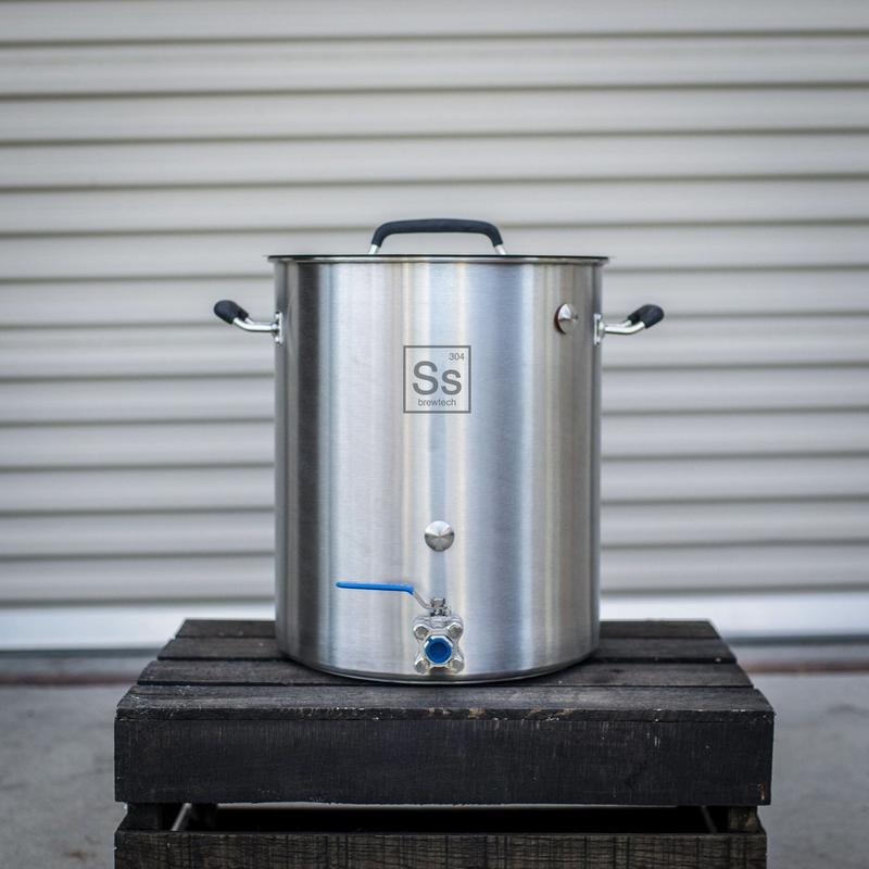 Ss釀酒科技台灣總代理啤酒王 304不鏽鋼糖化桶基本款 Brew Kettle 10加侖