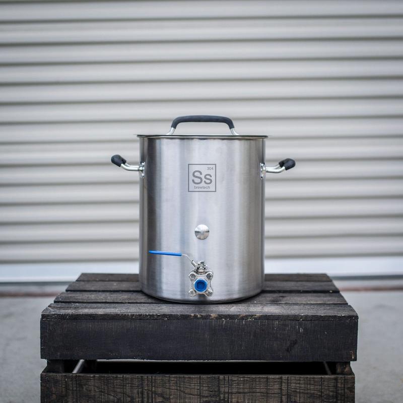 Ss釀酒科技台灣總代理啤酒王 304不鏽鋼糖化桶基本款 Brew Kettle 5.5加侖