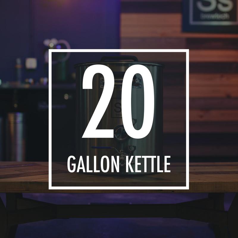 Ss釀酒科技台灣總代理啤酒王家釀系列-304不鏽鋼糖化桶電力款 eKettle-20加侖
