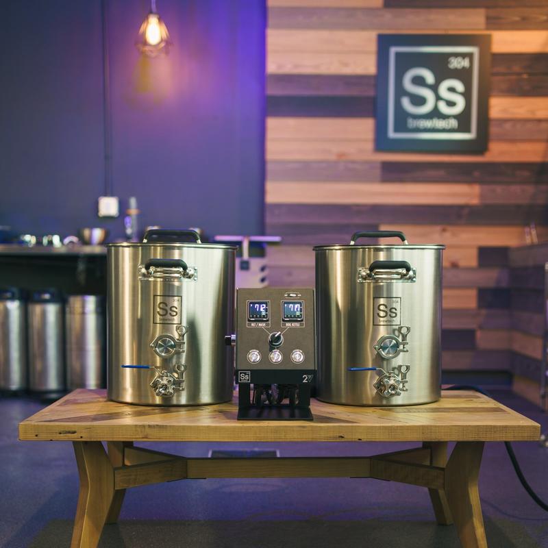 Ss釀酒科技台灣總代理啤酒王電子溫度控制釀造系統組合eBrewing2V系統 10加侖