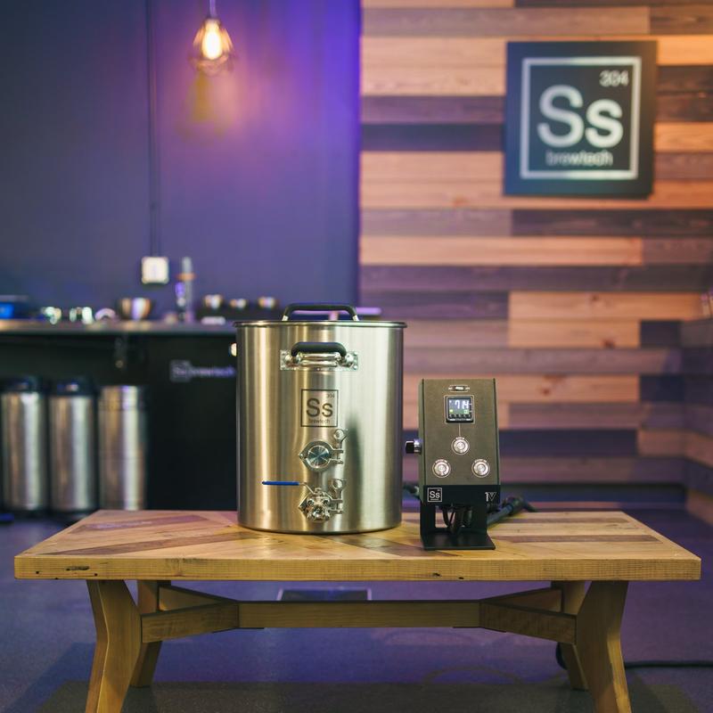 Ss釀酒科技台灣總代理啤酒王電子溫度控制釀造系統組合eBrewing－ 1V系統 10加侖