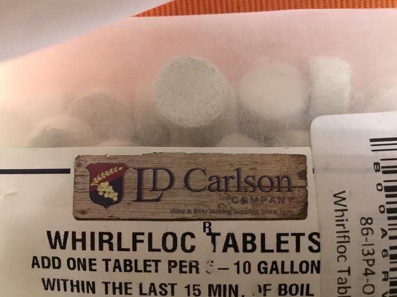  啤酒澄清碇 Whirfloc 美國進口 LD Carlson Whirfloc Tablet 啤酒王 自釀啤酒原料器材